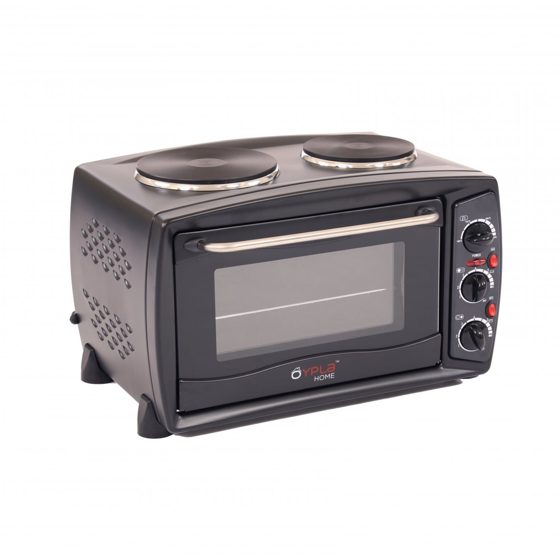 (SK9) Mini Oven c/w Hot Plates And Grill The 26 litre mini oven & grill with double hob is l...