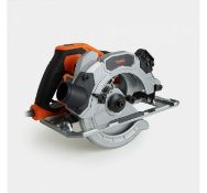 (GE59) 1500W Circular Saw Built-in laser guide lets you cut hardwood, softwood, plywood and MDF...