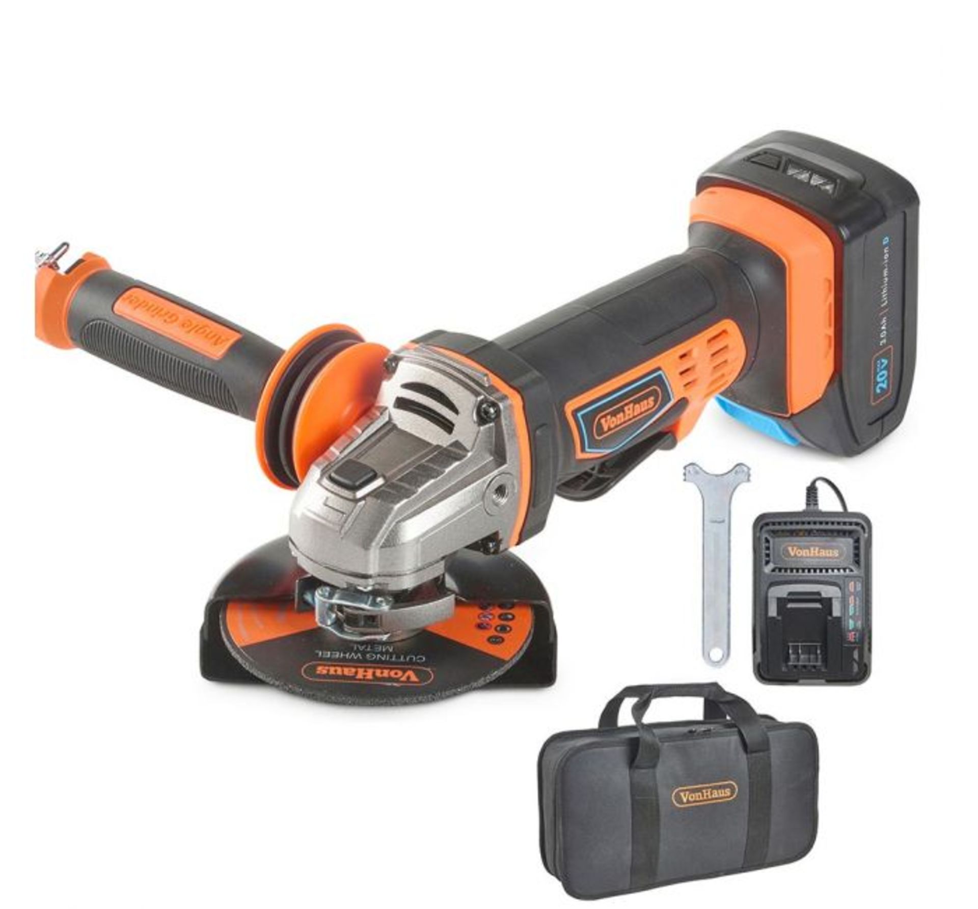 (GE86) 20V MAX Angle Grinder 20V Max 2Ah battery included is compatible with other tools in th... - Image 3 of 3