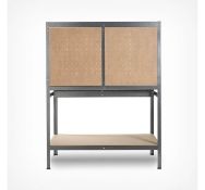 (GE108) Workbench with Pegboard Powder coating finish which makes it stain and mark resistant ...