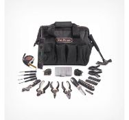 (GE4) Rose Gold 92pc Household Tool Set This comprehensive 92-piece tool kit is the helping ha...