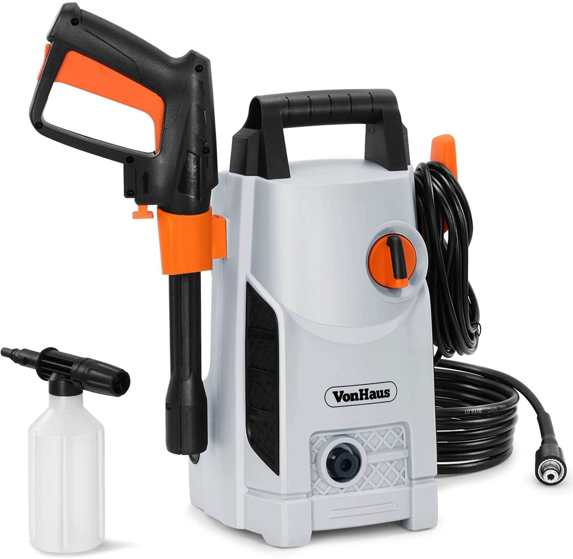 (GL80) 1600W Pressure Washer with Accessories – Outdoor Home/Patio & Car Cleaner - 90bar work... - Image 2 of 3