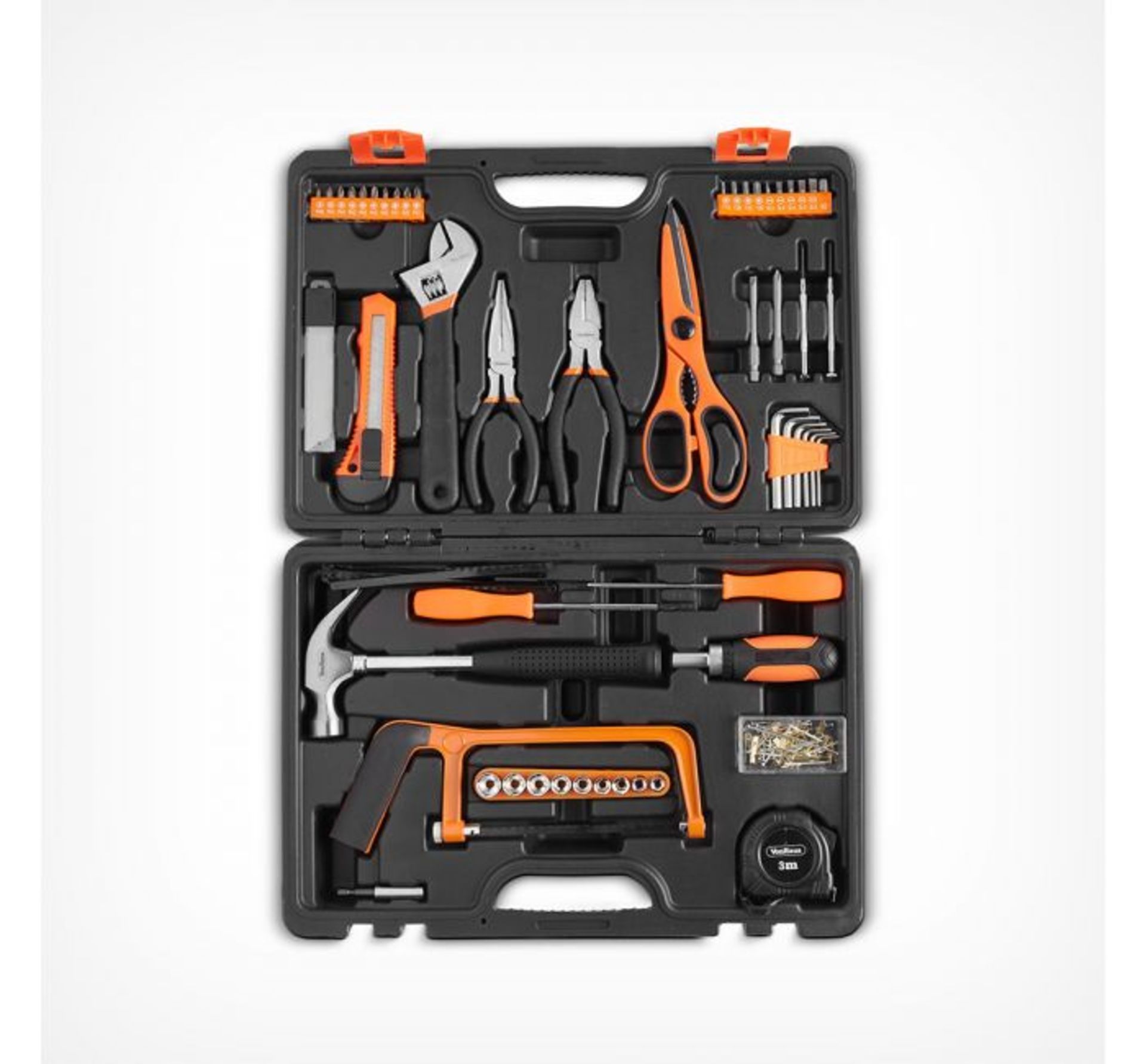 (GL121) 112pc Household Tool Set 112pc home starter tool kit gives you all the most reached-fo... - Image 2 of 3