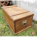 Antique Vintage wooden carpenters toolbox