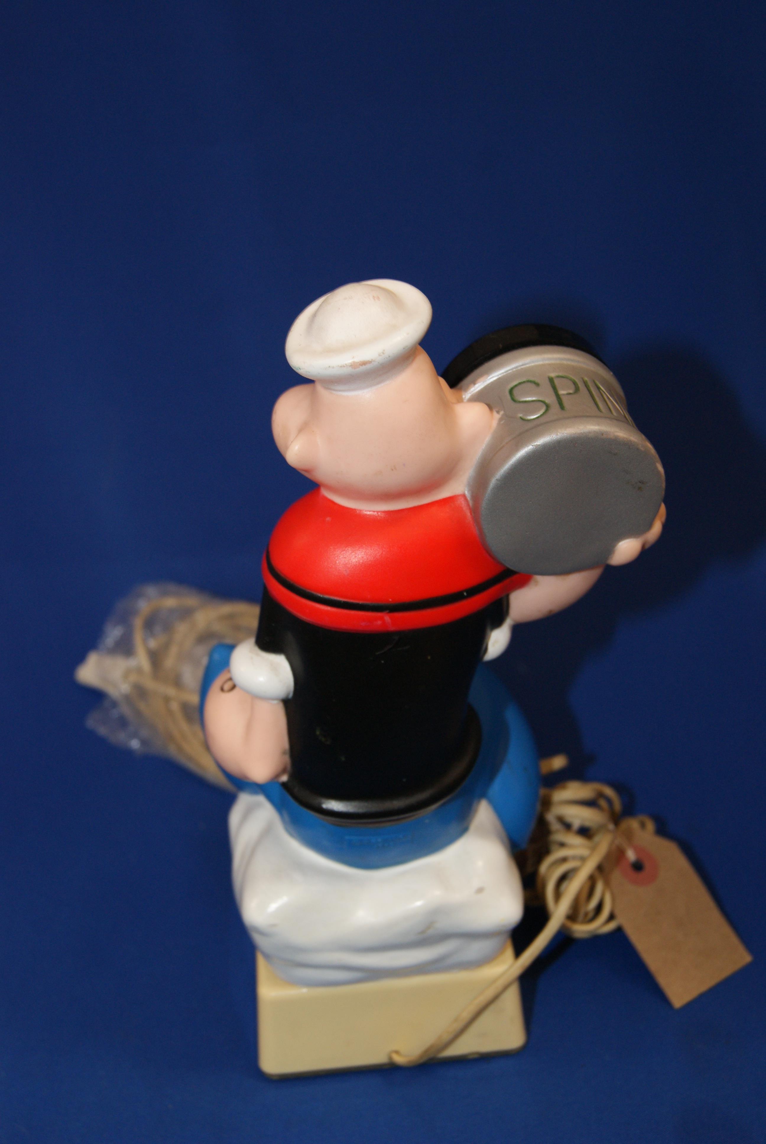 Very Rare Vintage KFS Inc. Popeye The Sailor Push Button Phone. Dated 1982. - Image 2 of 3