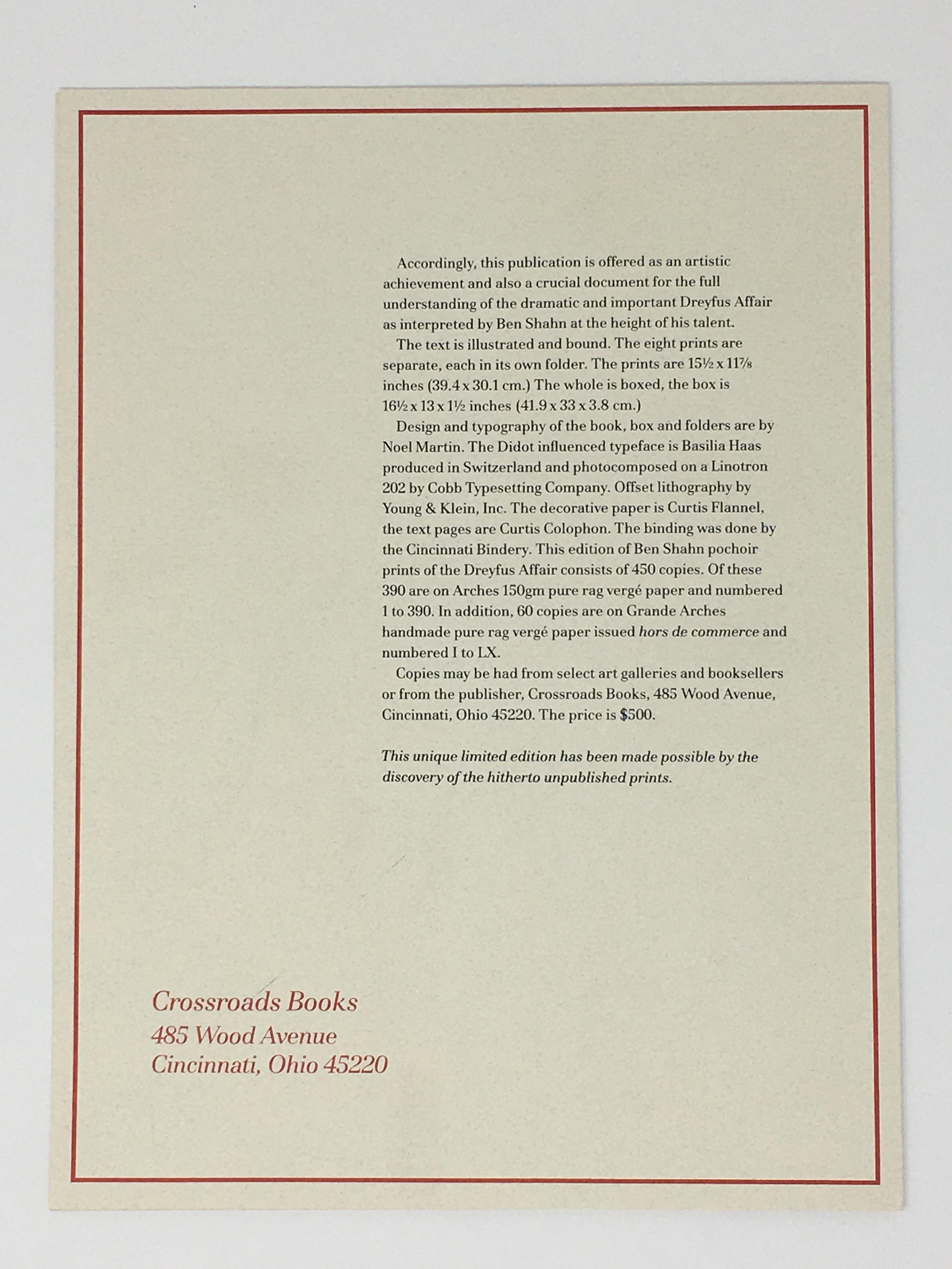 Dreyfus Affair - Book Collection featuring The Ben Shahn Prints (Limited First Edition) - Image 15 of 73