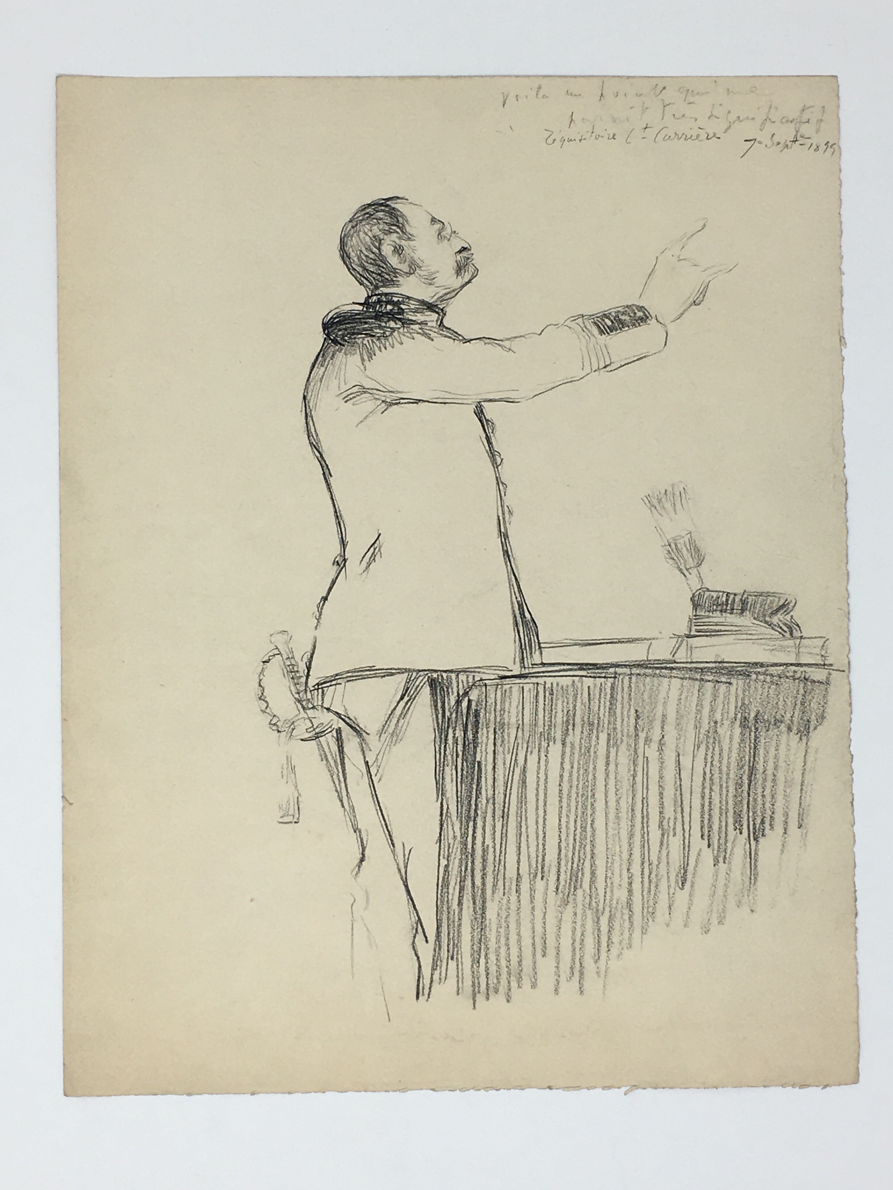 J'Accuse Newspaper, Emile Zola Quote, Signed Dreyfus Portrait, Rare Trial Drawings & Schwartzkoppen - Image 54 of 74