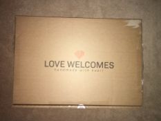 Official Banksy Gross Domestic Product X Love Welcomes Mat 500'S