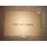 Official Banksy Gross Domestic Product X Love Welcomes Mat 500'S