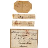 Historical Navy Signed Autograph Collection - Codrington Gambier Dewey Mulgrave