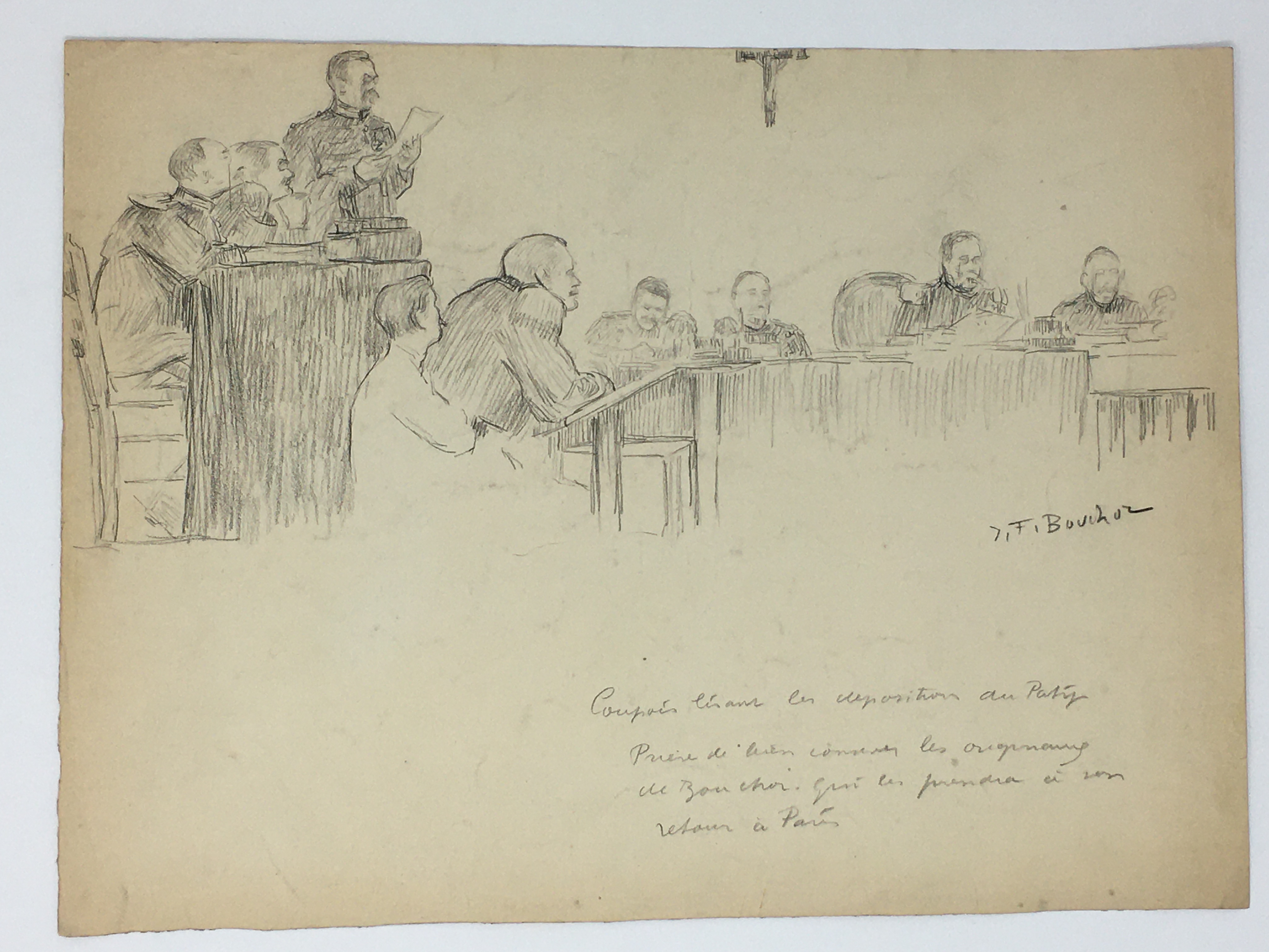 J'Accuse Newspaper, Emile Zola Quote, Signed Dreyfus Portrait, Rare Trial Drawings & Schwartzkoppen - Image 30 of 74