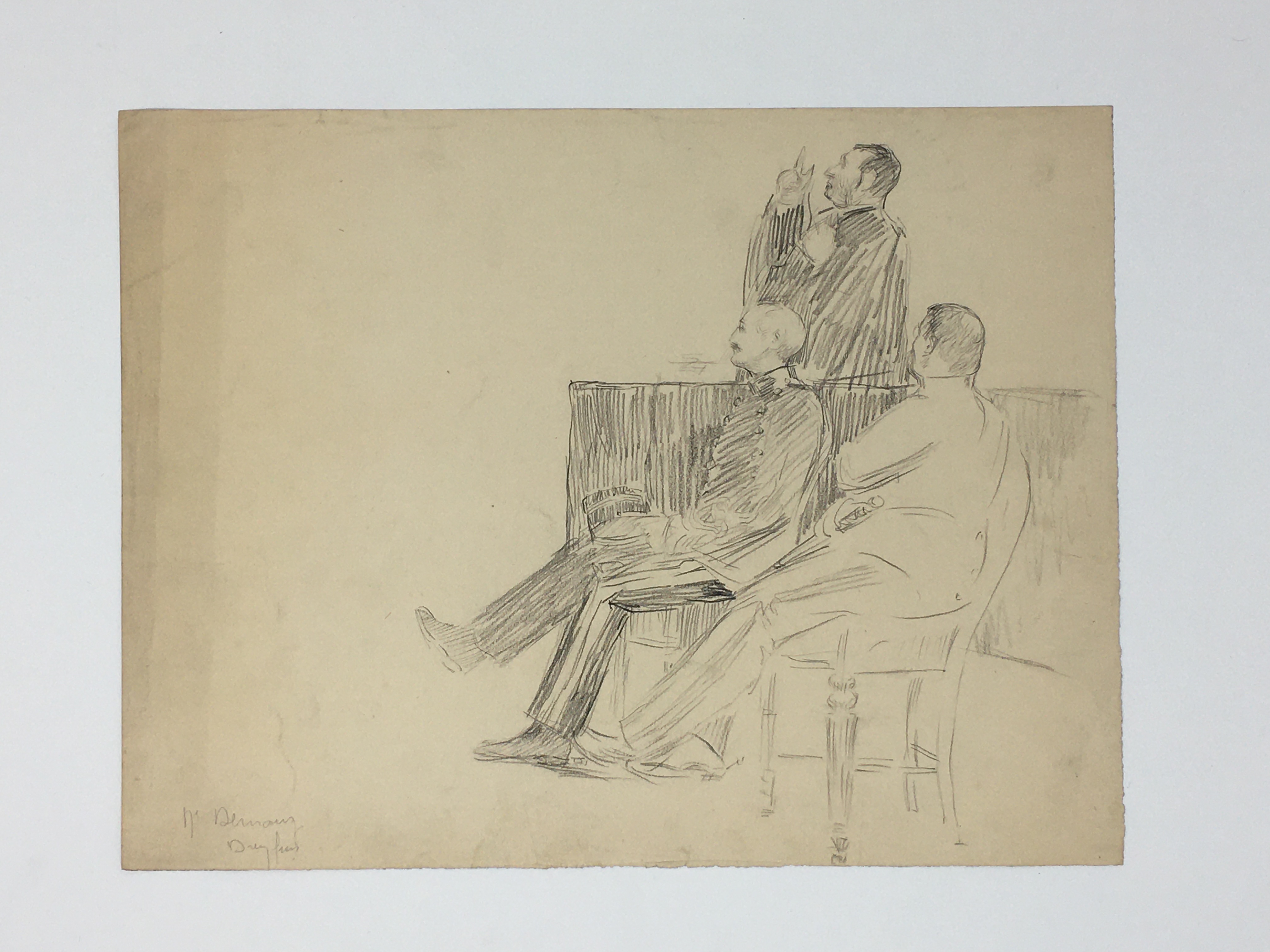 J'Accuse Newspaper, Emile Zola Quote, Signed Dreyfus Portrait, Rare Trial Drawings & Schwartzkoppen - Image 24 of 74