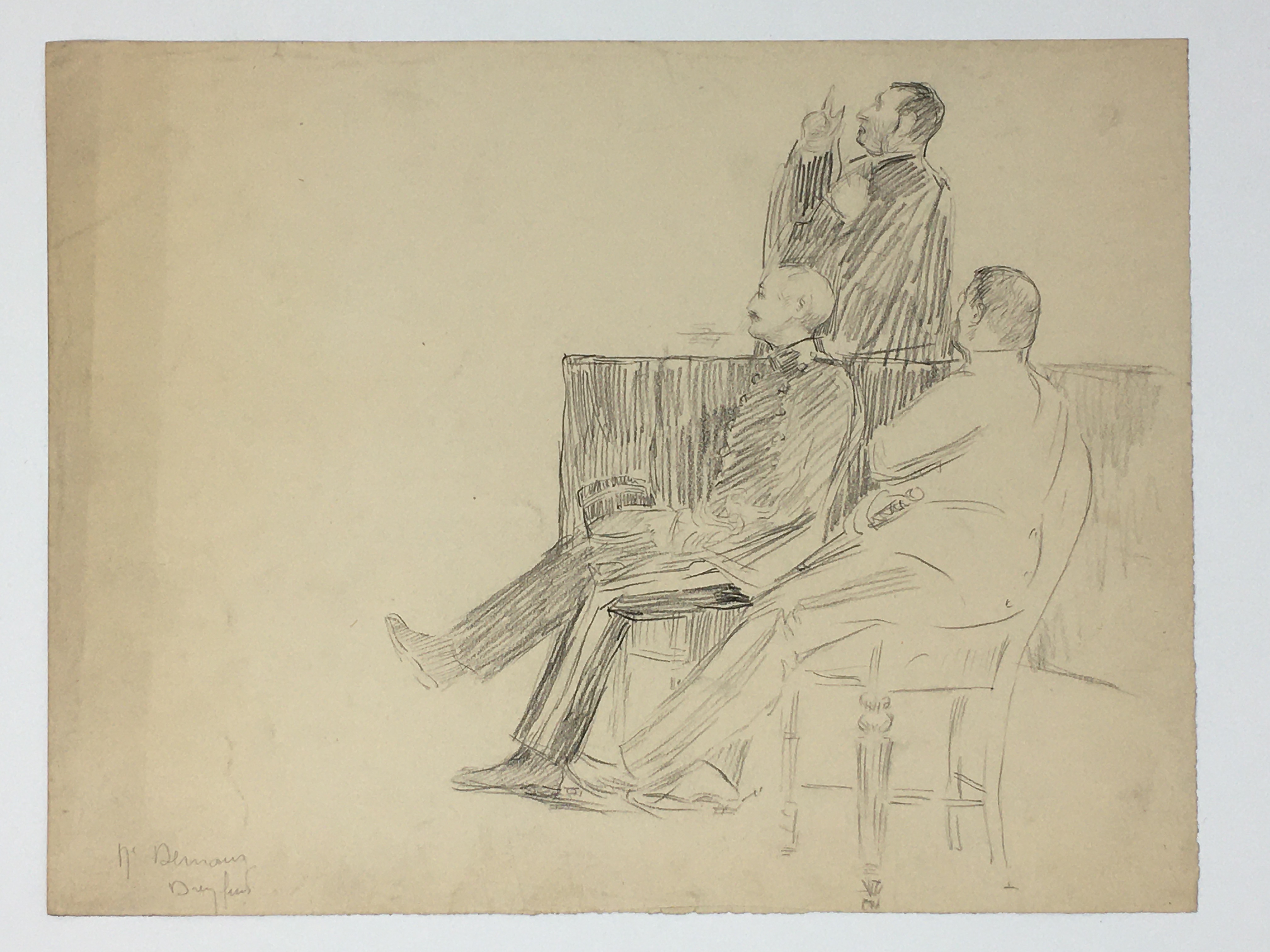 J'Accuse Newspaper, Emile Zola Quote, Signed Dreyfus Portrait, Rare Trial Drawings & Schwartzkoppen - Image 25 of 74