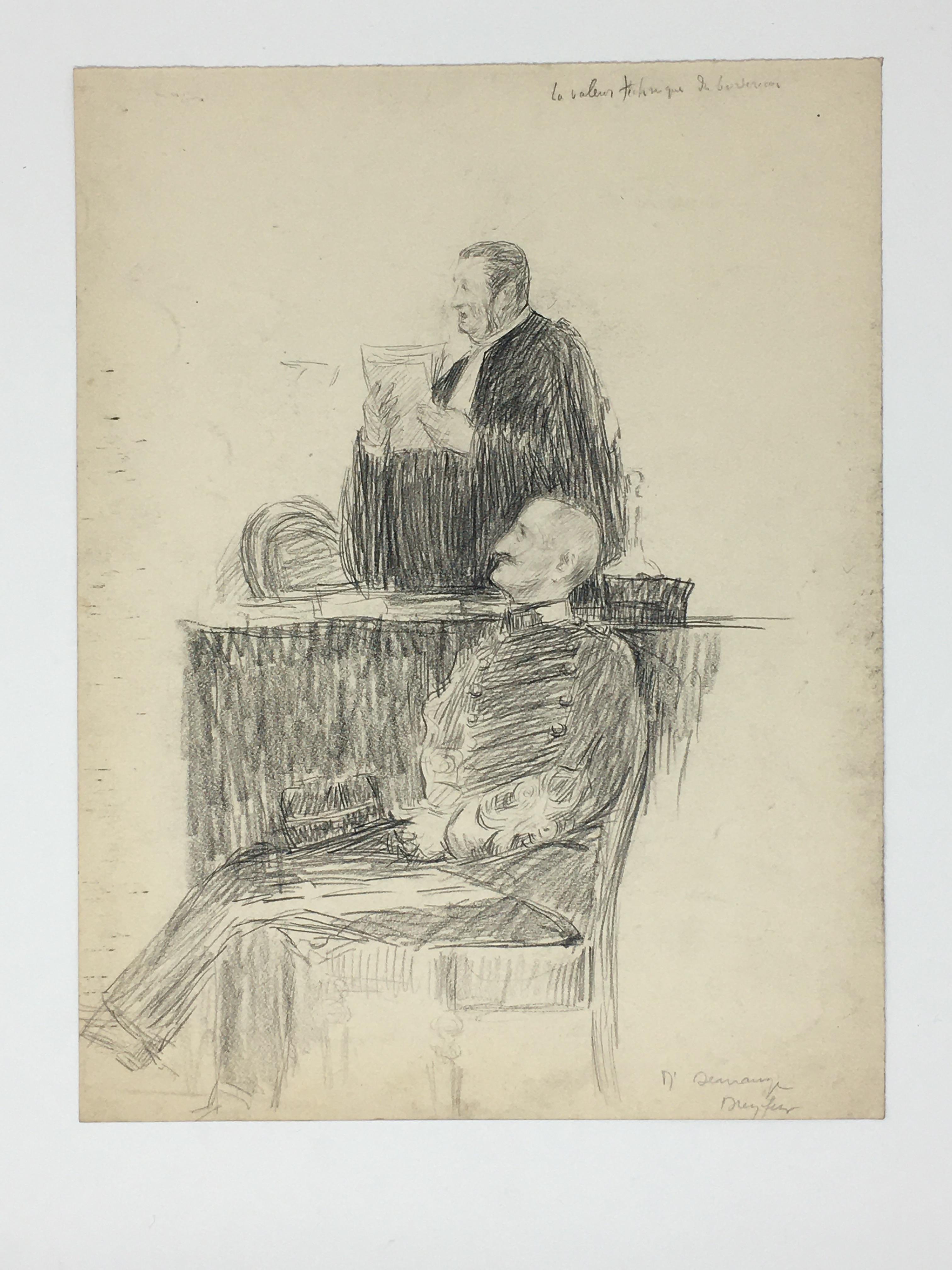 J'Accuse Newspaper, Emile Zola Quote, Signed Dreyfus Portrait, Rare Trial Drawings & Schwartzkoppen - Image 20 of 74