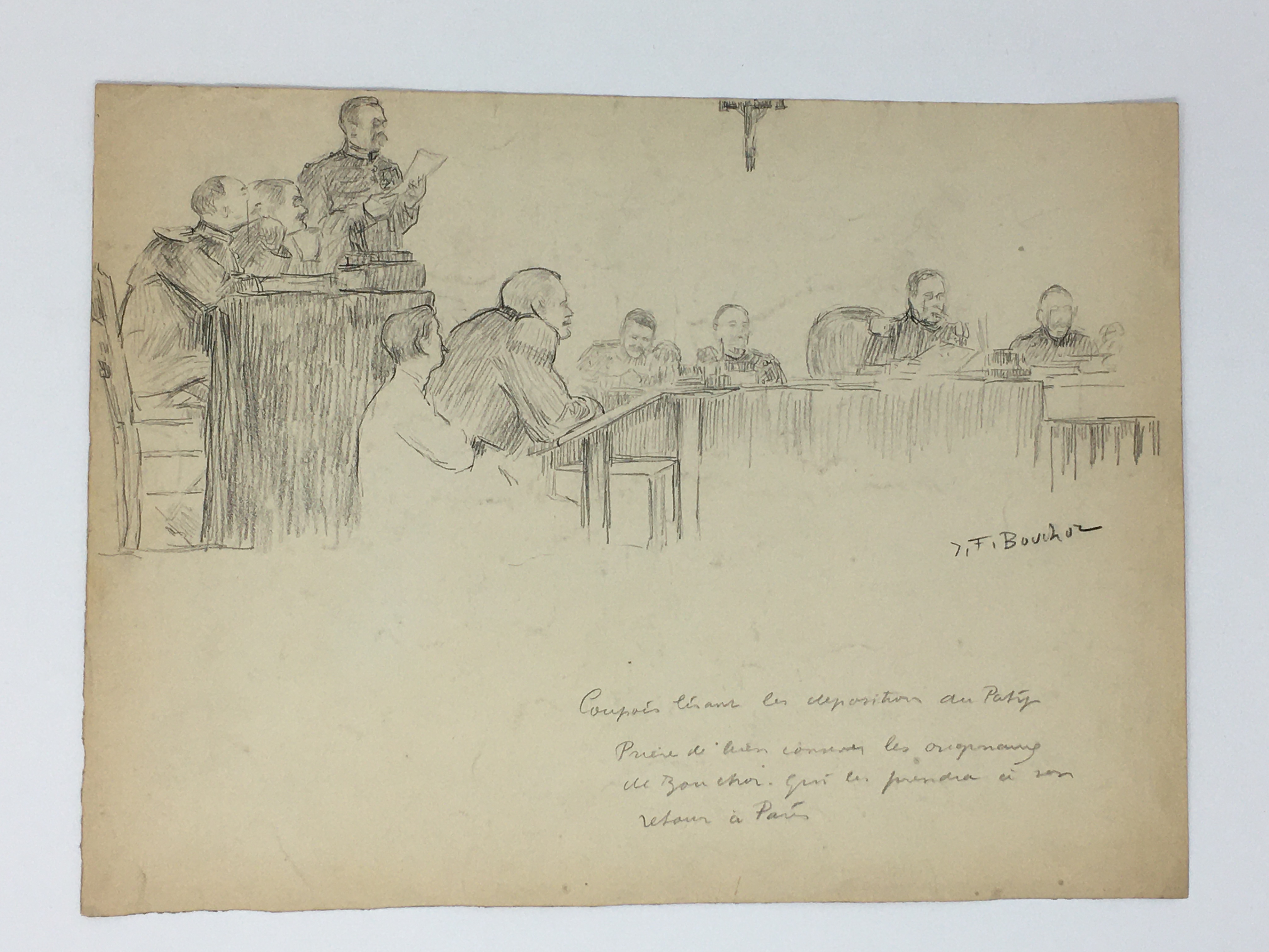 J'Accuse Newspaper, Emile Zola Quote, Signed Dreyfus Portrait, Rare Trial Drawings & Schwartzkoppen - Image 29 of 74