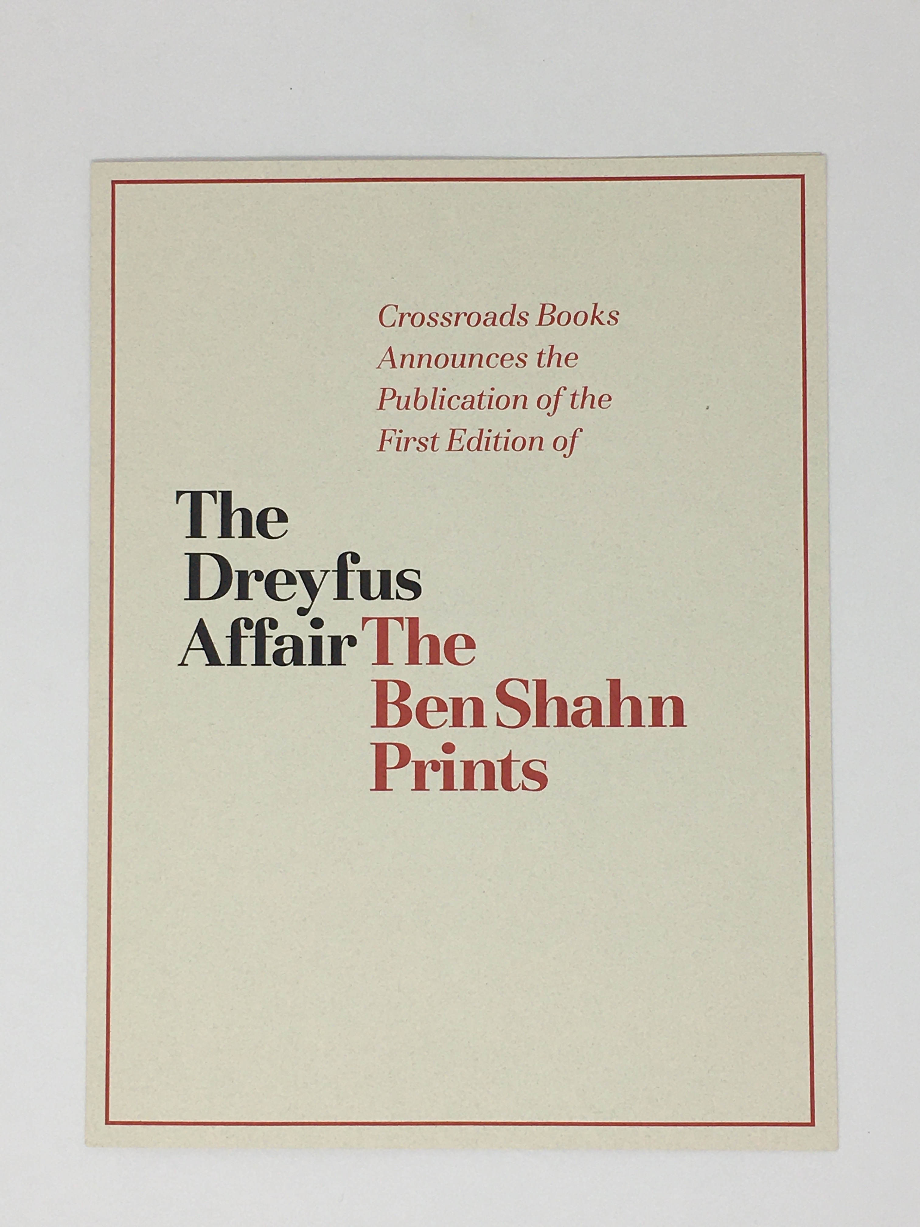 Dreyfus Affair - Book Collection featuring The Ben Shahn Prints (Limited First Edition) - Image 13 of 73