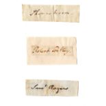 Historical Poet Signed Autograph Collection - Thomas Moore Robert Southey Samuel Rogers