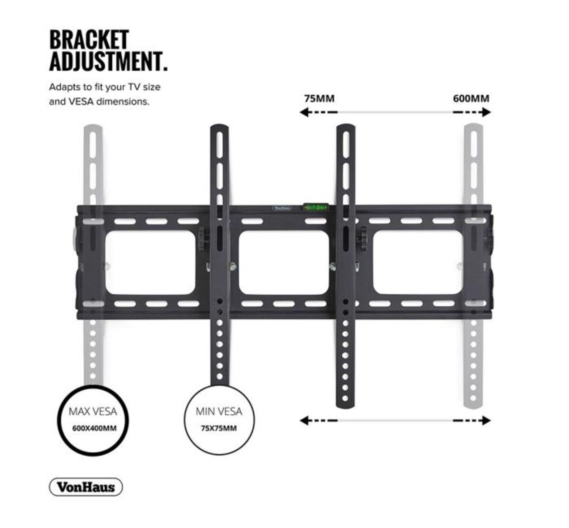 (AP223) 32-70 inch Tilt TV bracket Please confirm your TV’s VESA Mounting Dimensions and Scr...