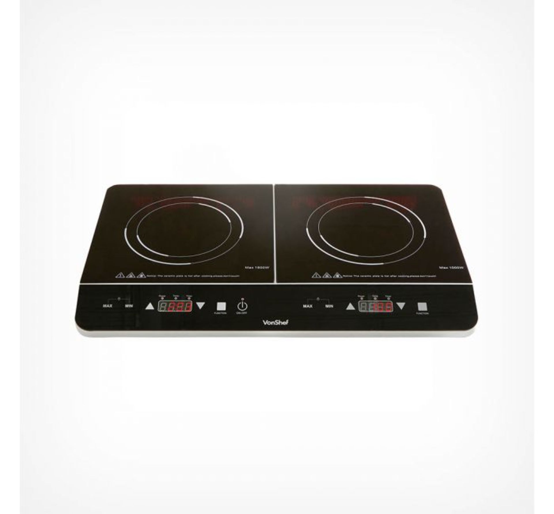 (TD22) Twin Digital Induction Hob Boasting a temperature range of 60C - 240C so can be used to... - Image 2 of 3