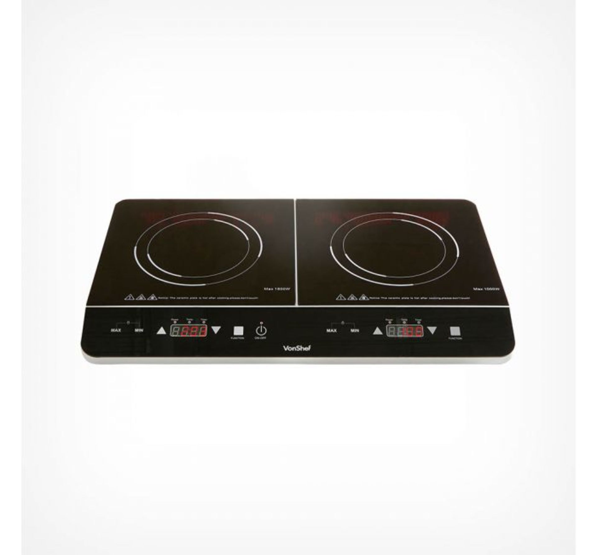 (TD47) Twin Digital Induction Hob Boasting a temperature range of 60C - 240C so can be used to... - Image 2 of 3