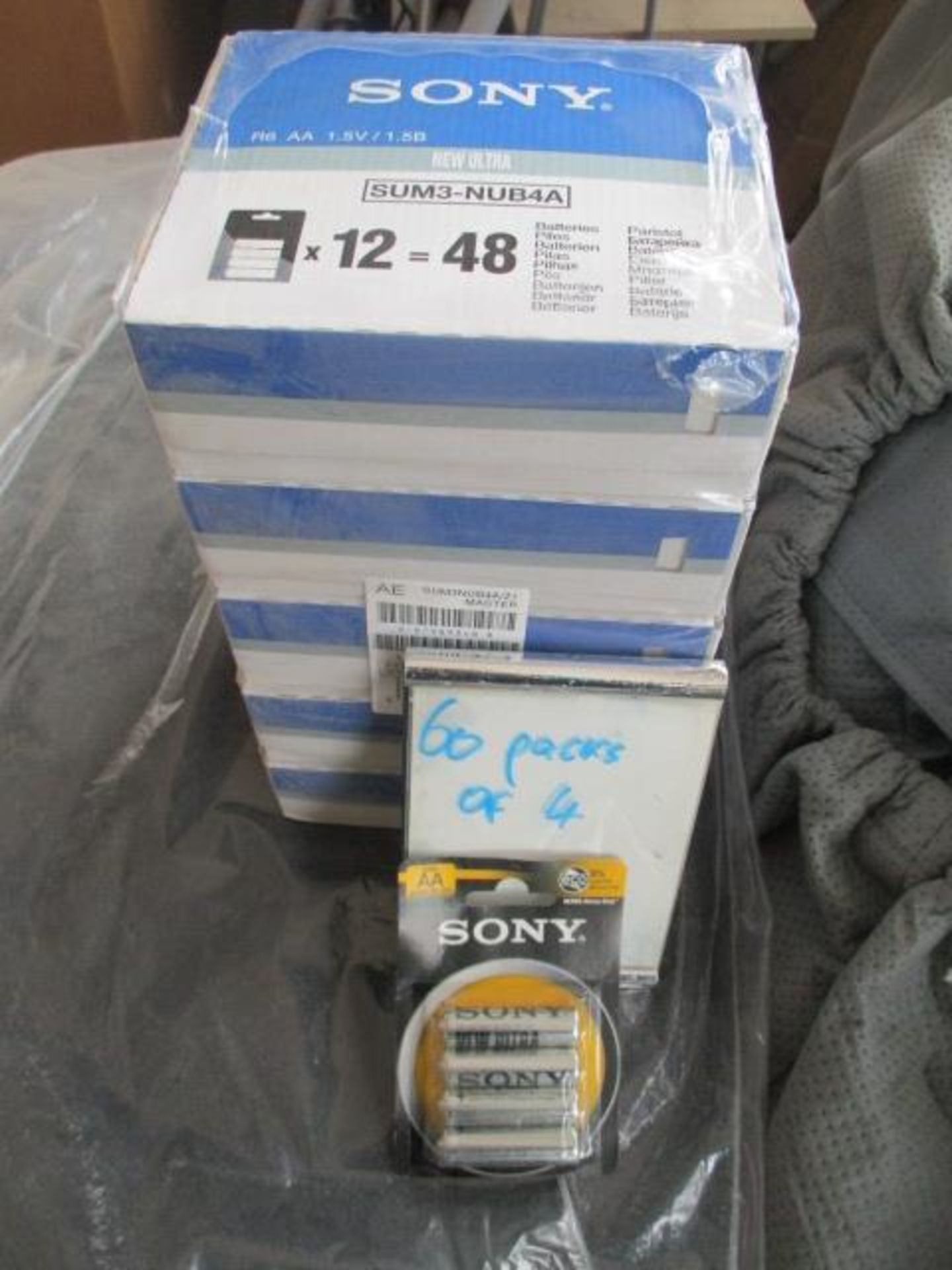 60 Packs Of New 4 Sony AA Batteries - Image 2 of 2