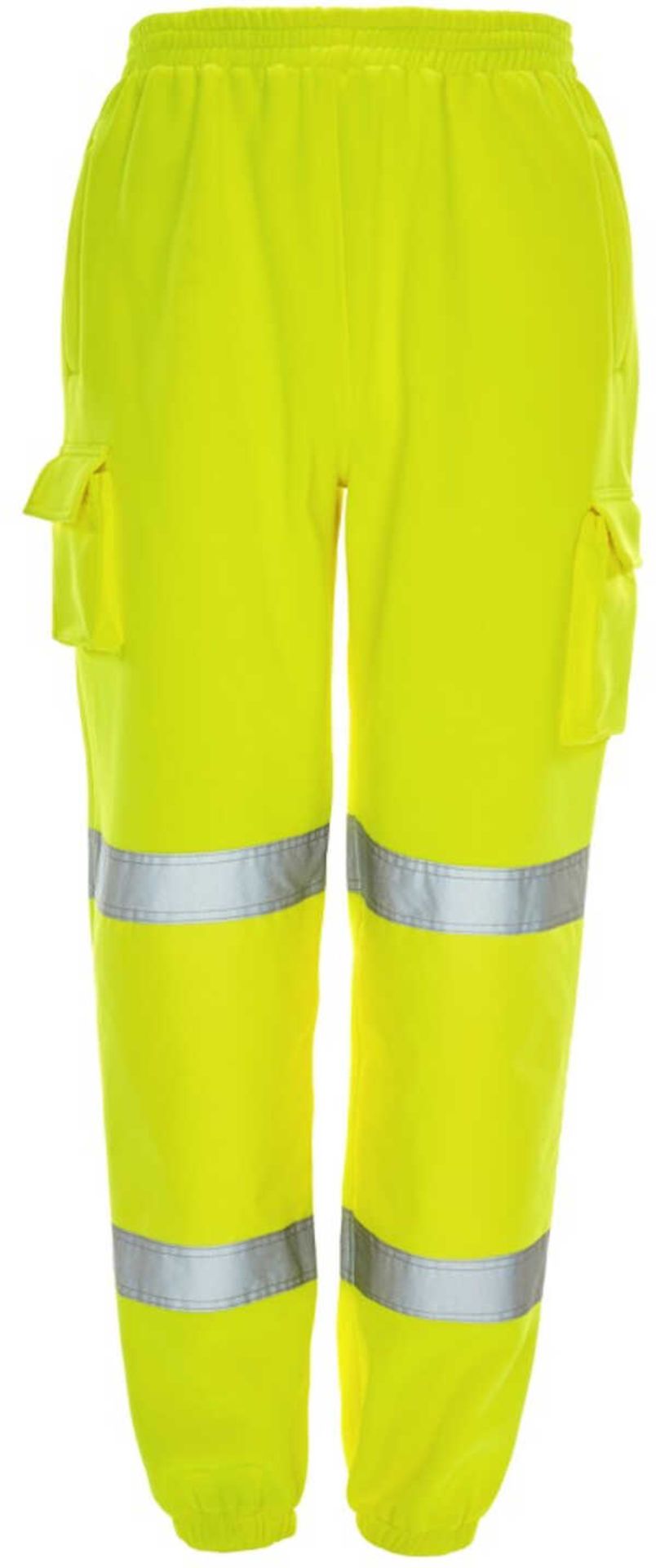 100pcs Brand New Vizwear High Viz Safety Trousers - Mix Of Assorted Sizes - Image 2 of 3