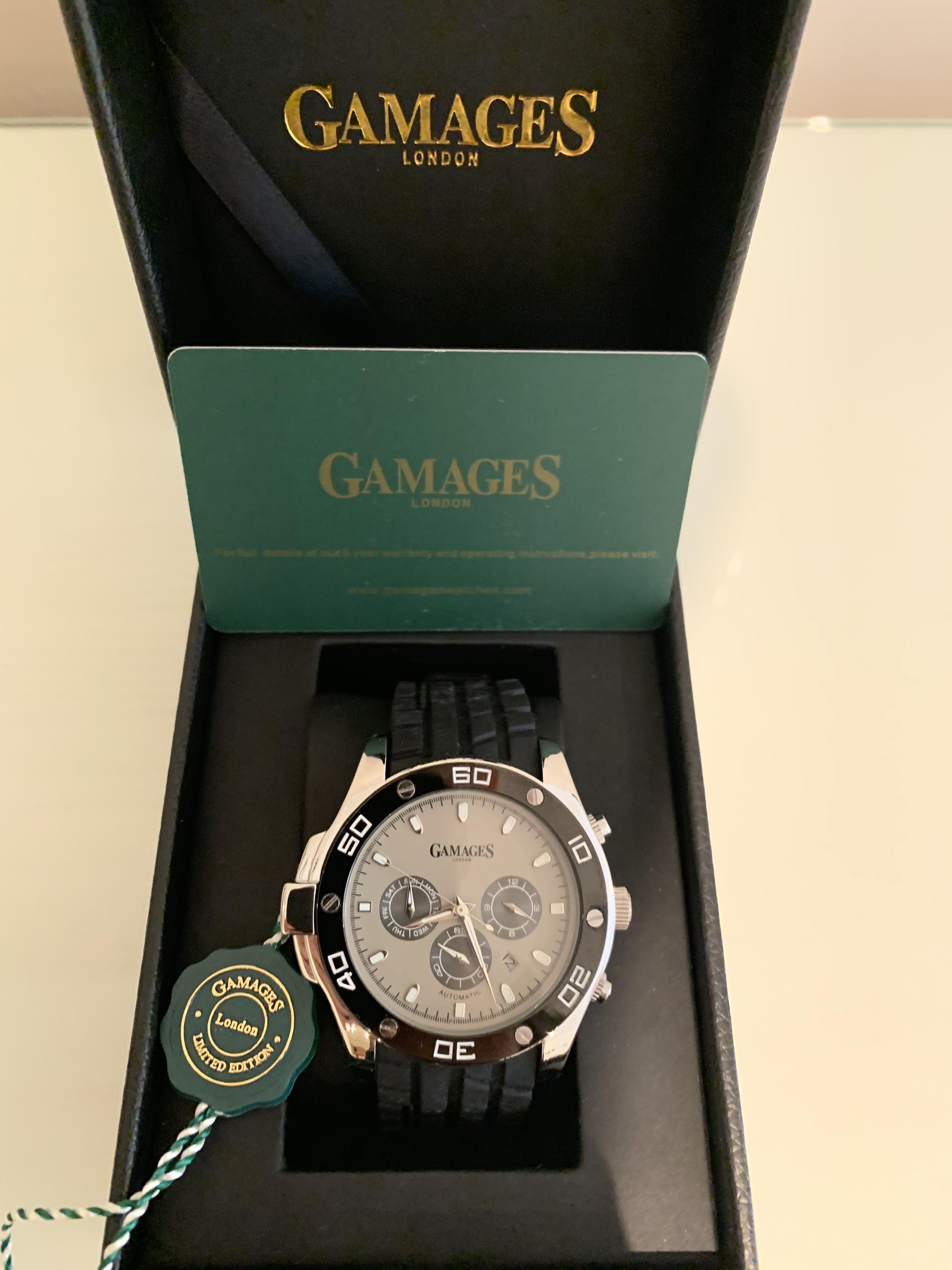 Limited Edition Hand Assembled Gamages Yacht Timer Automatic Steel – 5 Year Warranty & Free Delivery - Image 3 of 5