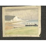 H Charlton watercolour Seaford 10 1/2x8 1/2