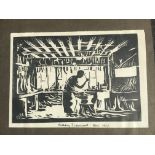 Anthony Beaumont block print 6 1/2x 9