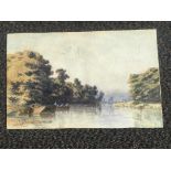 Watercolour 19th Century 4x6 1/4