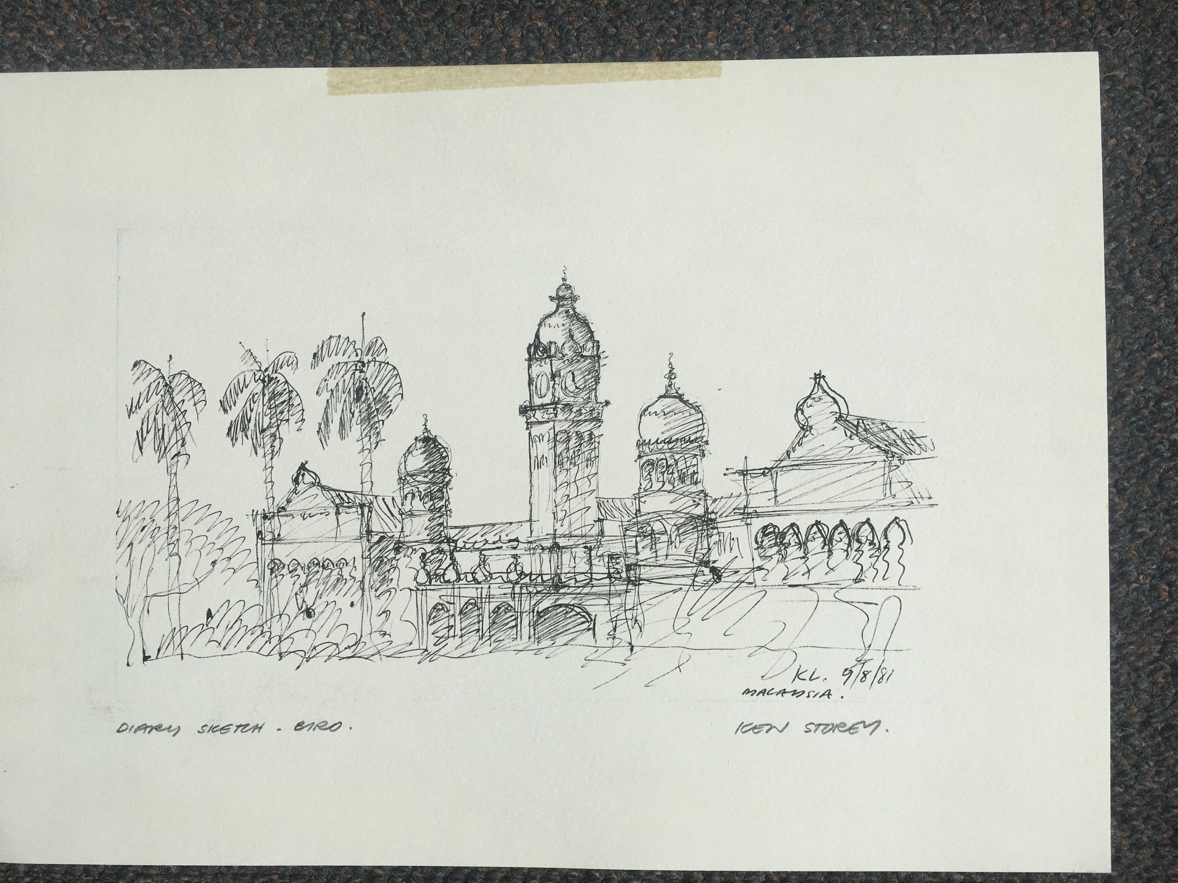 Ken Storey print, pencil signature, 8 1/2x 11 1/2