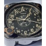 WW2 Cockpit Clock by Waltham Watch Co