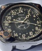 WW2 Cockpit Clock by Waltham Watch Co