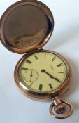 Full Hunter Pocket Watch. A. Yewdall Leeds