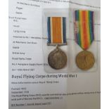 Pair Of Royal Flying Corps Medals