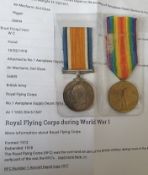 Pair Of Royal Flying Corps Medals