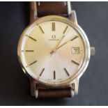 Vintage Omega Manual Wind Date Watch