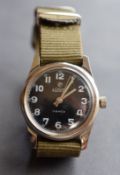 Roamer Military Style Black Dial Manual Wind Watch