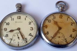 WW2 Military Pocket Watch And Another