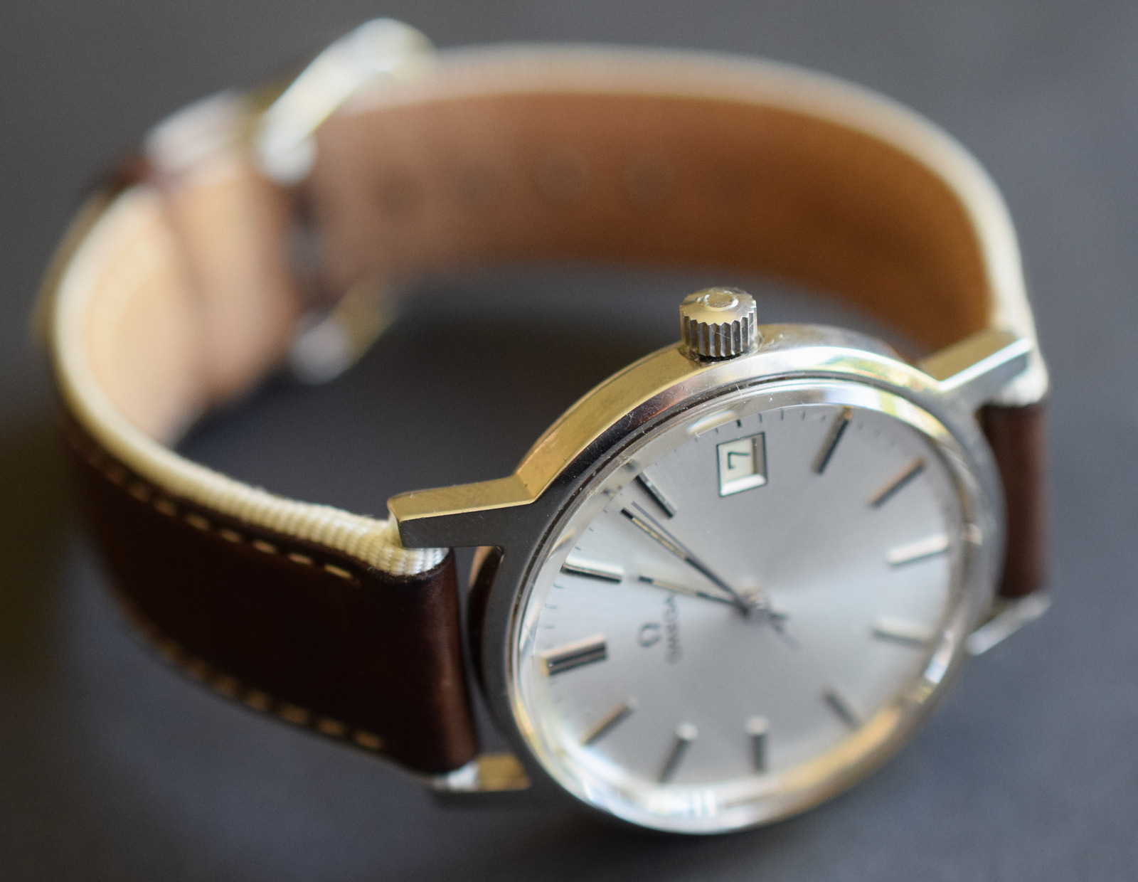 Vintage Omega Manual Wind Date Watch - Image 10 of 18