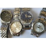 Group Of 4 Watches 3 Seiko And 1 Adidas