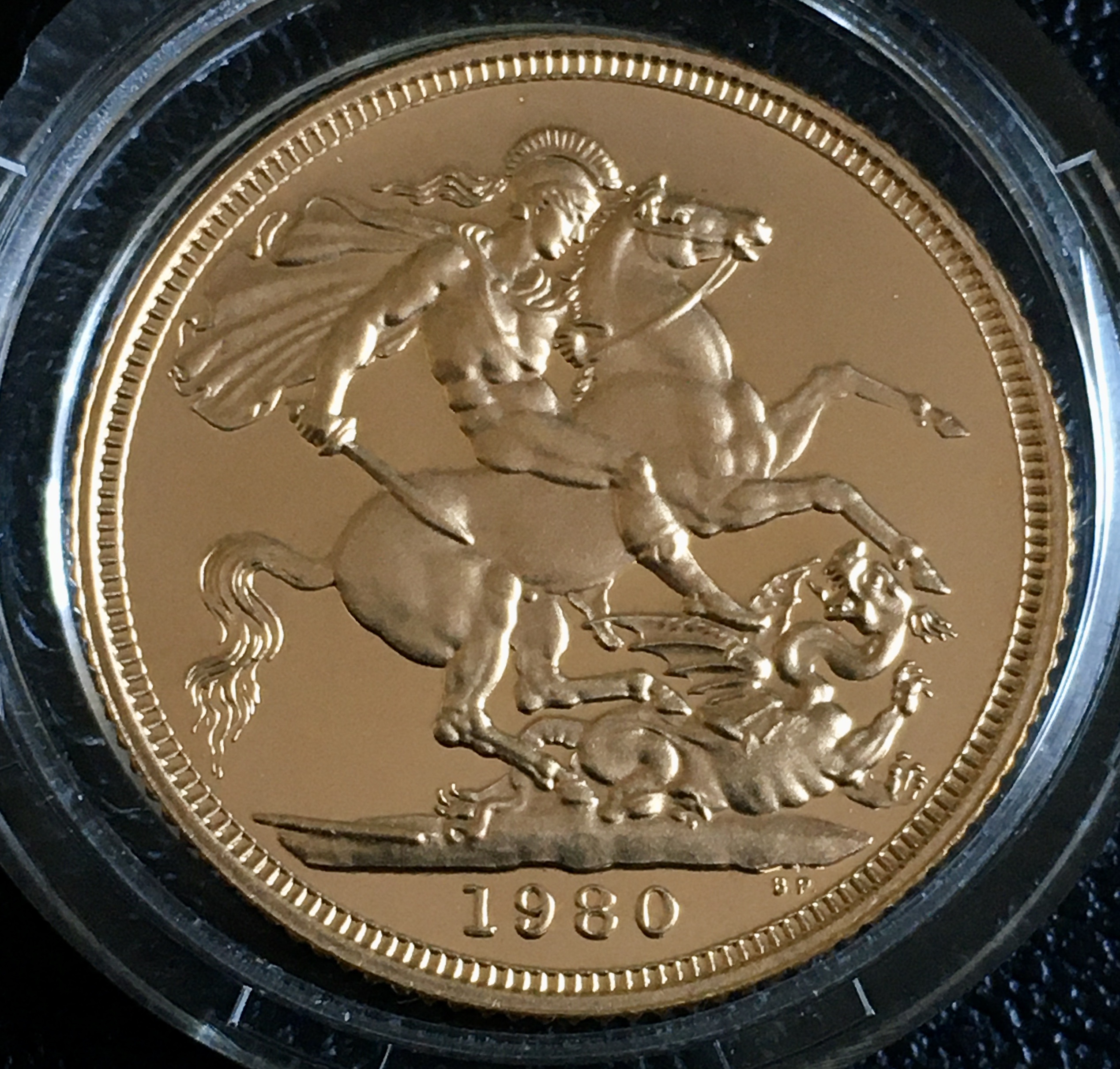 UK 1980 Gold Proof Sovereign - Image 2 of 3