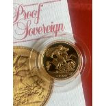 United Kingdom 1980 Gold Proof Half Sovereign