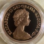 1980 Gold Proof Quintuple Sovereign £5 Coin