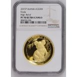 200 Dollar Gold proof High Relief Koala 2019