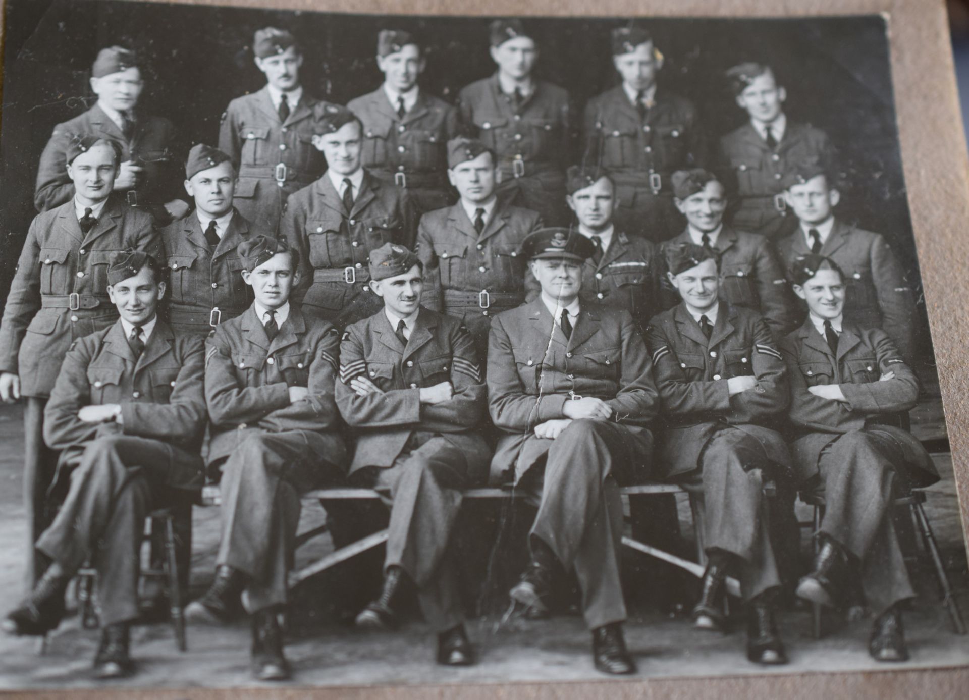 WW2 RAF Photo Album And Badges, Medals - Image 2 of 9