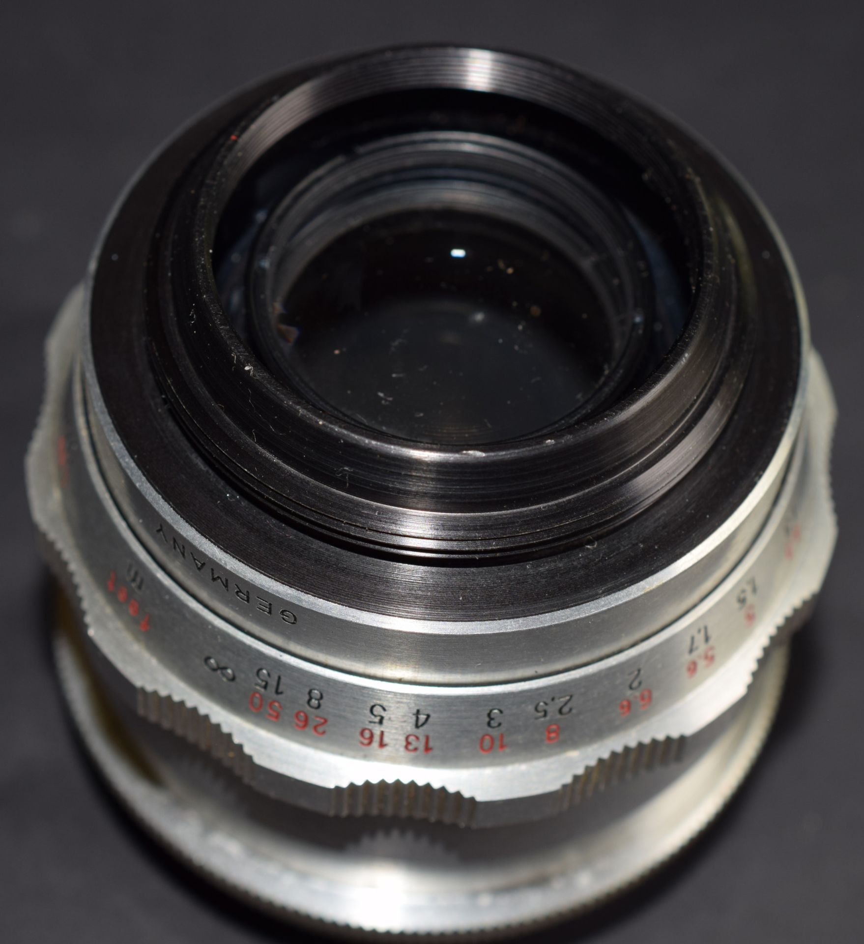 1950s Carl Zeiss Jena Biotar Red T Lens f/2 58mm - Image 4 of 4