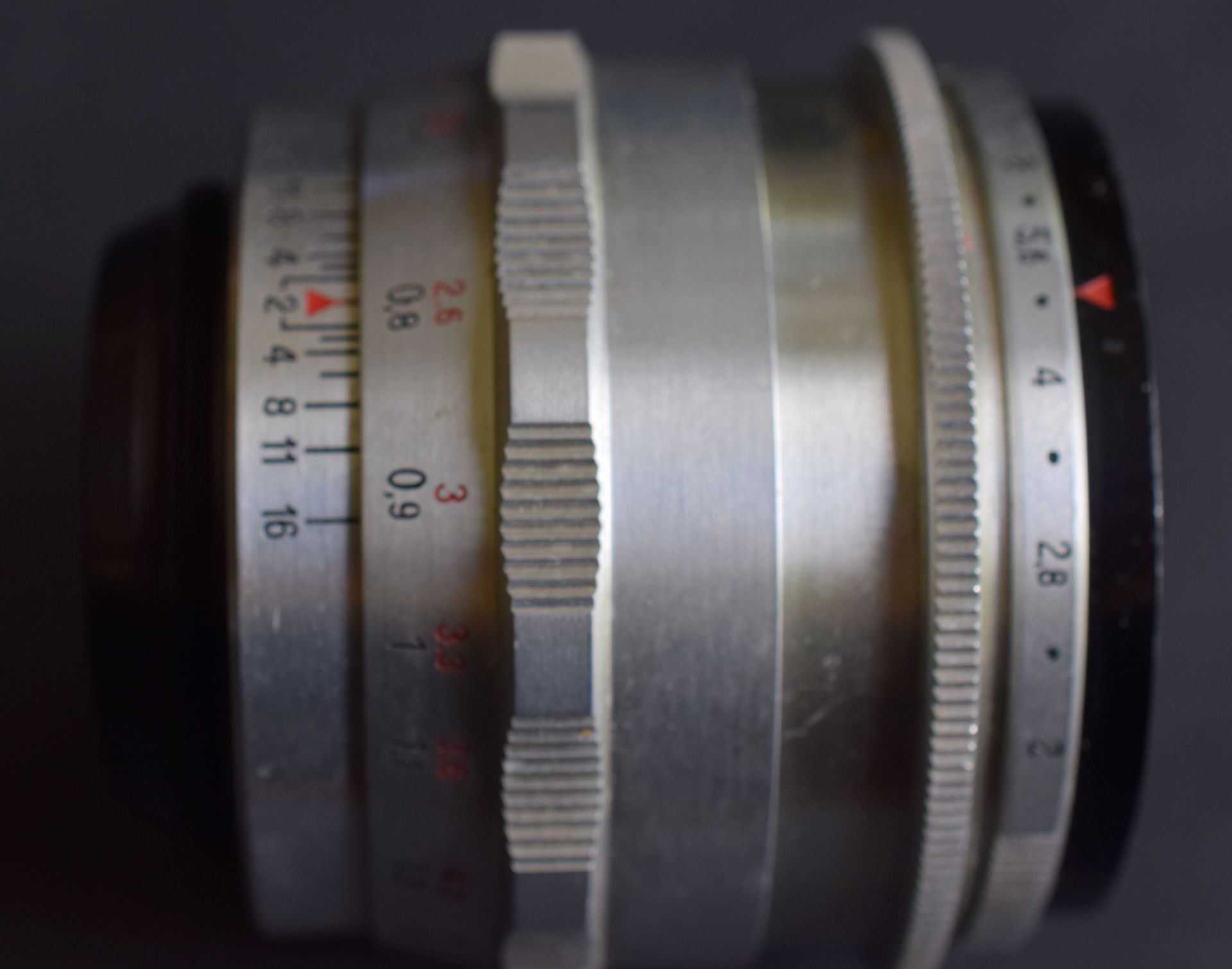 1950s Carl Zeiss Jena Biotar Red T Lens f/2 58mm - Image 2 of 4