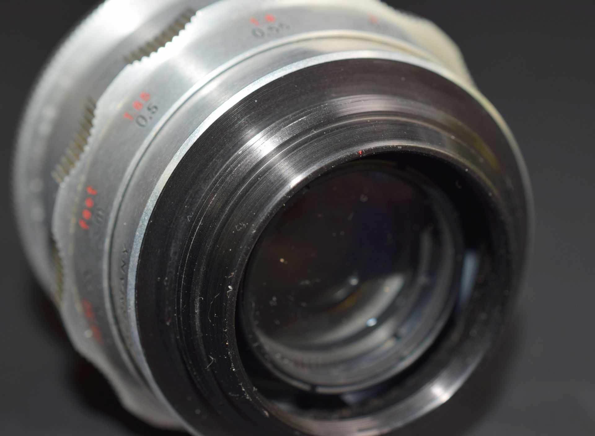 1950s Carl Zeiss Jena Biotar Red T Lens f/2 58mm - Image 3 of 4