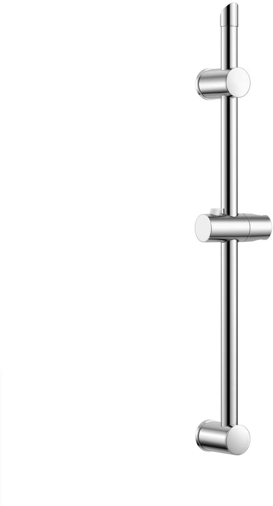 (GC1012) Round Hand Held Mixer Shower Holder Riser Rail Stainless Steel Bar Bracket . Durable s...